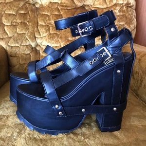 NEW YRU Nightcall Platform Heels